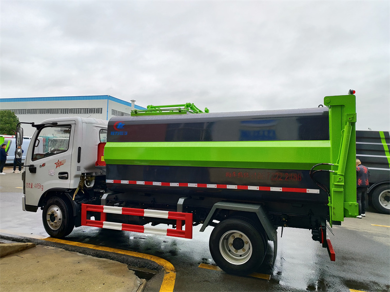 國六7方 藍牌東風D6 側裝壓縮垃圾車