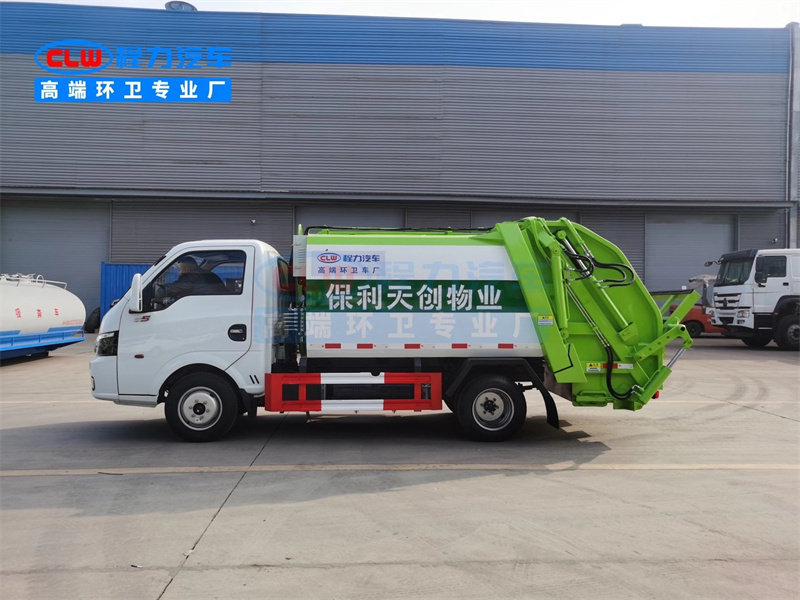 國六東風(fēng)途逸藍(lán)牌壓縮垃圾車