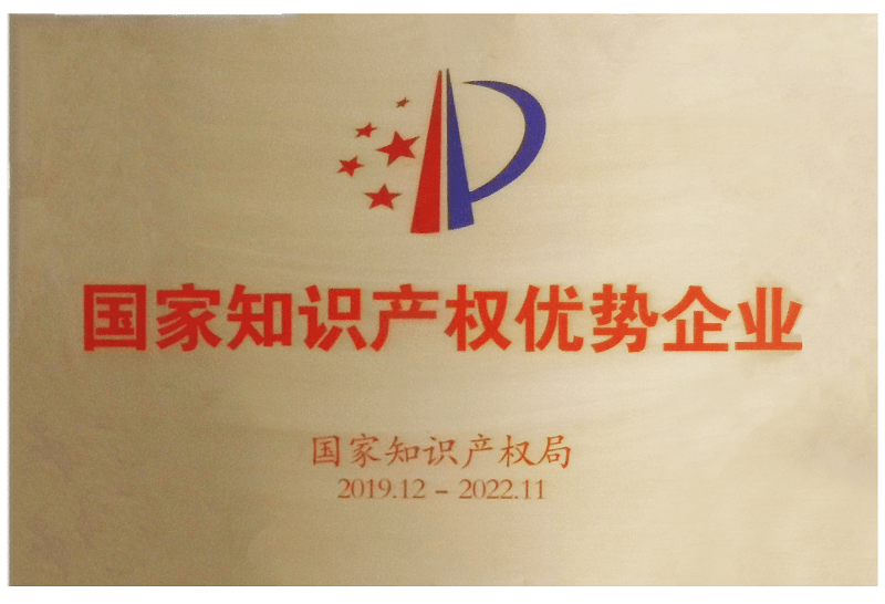 2019年國家知識(shí)產(chǎn)權(quán)優(yōu)秀企業(yè)